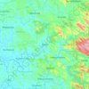Ranni topographic map, elevation, relief