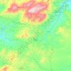Huelma topographic map, elevation, relief