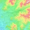 Ate topographic map, relief map, elevations map