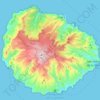 La Gomera topographic map, elevation, relief