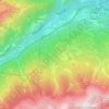 Chiomonte topographic map, elevation, relief