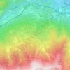Gravere topographic map, elevation, relief