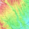 Sabadell topographic map, elevation, relief