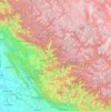 Himachal Pradesh topographic map, elevation, relief