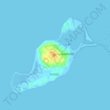 Map Of Cuttyhunk Island Cuttyhunk Island Topographic Map, Elevation, Relief