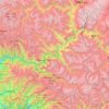 Kinnaur topographic map, elevation, relief