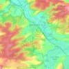 Commercy topographic map, relief map, elevations map