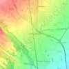 Caselle Torinese topographic map, elevation, relief