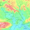 Yinjiaxi topographic map, elevation, relief