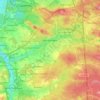 Wendelstein topographic map, elevation, relief