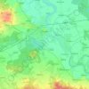 Torgau topographic map, elevation, relief