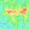 Vollezele topographic map, elevation, relief