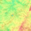 Soignies topographic map, relief map, elevations map