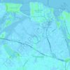 Hoek topographic map, relief map, elevations map