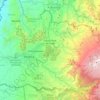 Santa Rosa de Cabal topographic map, elevation, relief