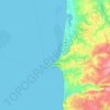 Granville topographic map, elevation, relief