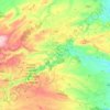 Sortino topographic map, elevation, relief