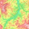 Plauen topographic map, elevation, relief