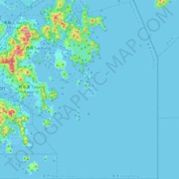 Sai Kung Hong Kong Map Sai Kung District Topographic Map, Elevation, Relief