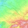 Garrigues topographic map, elevation, relief