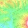 Bronte topographic map, elevation, relief