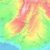 Ragusa topographic map, elevation, relief