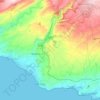 Scicli topographic map, elevation, relief