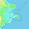 Syracuse topographic map, elevation, relief