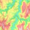 Grandas de Salime topographic map, elevation, relief