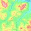 Caccamo topographic map, elevation, relief