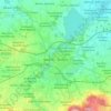 Bautzen - Budyšin topographic map, elevation, relief