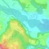Fares topographic map, elevation, relief