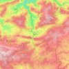 Vielsalm topographic map, elevation, relief