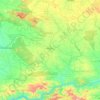Alirajpur topographic map, elevation, relief