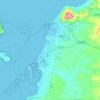 Trapani topographic map, elevation, relief
