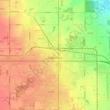 City Of Lloydminster Maps City Of Lloydminster Topographic Map, Elevation, Relief