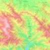 Banihal topographic map, elevation, relief
