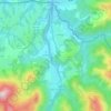 Urdax topographic map, relief map, elevations map