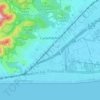 Castelldefels topographic map, elevation, relief