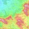 Castell topographic map, elevation, relief
