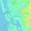 Kanayannur topographic map, elevation, relief