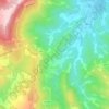 Barolo topographic map, elevation, relief
