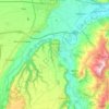 Cherasco topographic map, elevation, relief