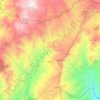 Guática topographic map, elevation, relief