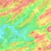 Rochefort topographic map, relief map, elevations map