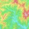 Varese Ligure topographic map, relief map, elevations map