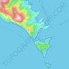 Portovenere topographic map, relief map, elevations map