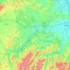 Asti topographic map, elevation, relief