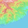 Imperia topographic map, relief map, elevations map