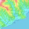 Imperia topographic map, relief map, elevations map